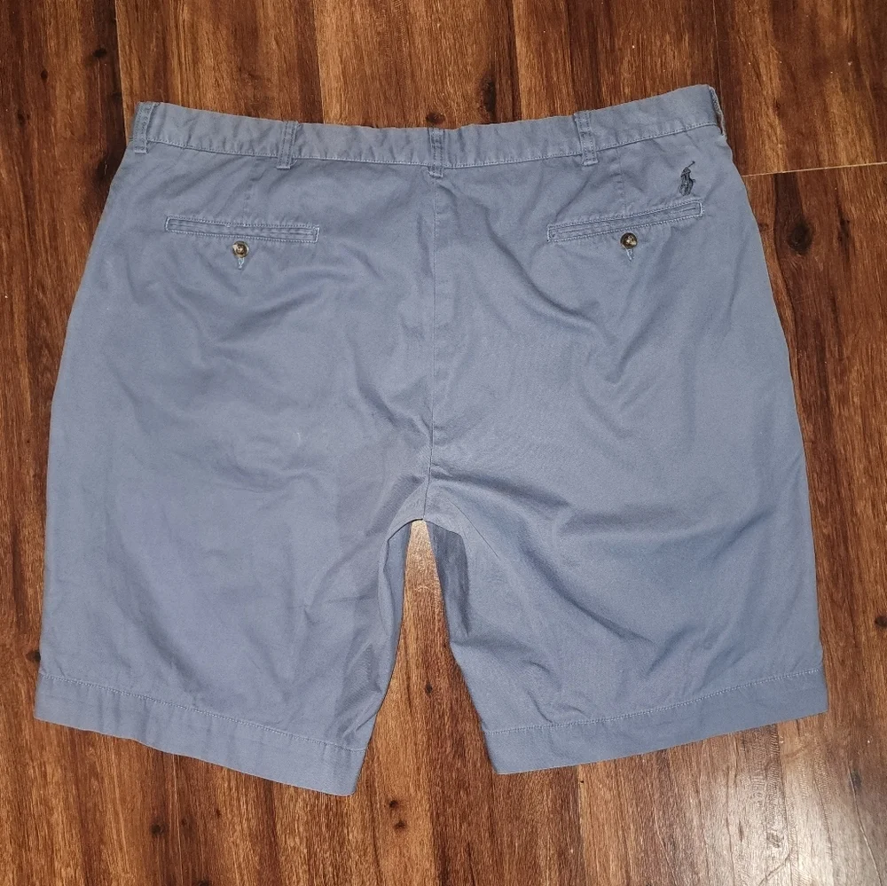 2 Pairs Polo By Ralph Lauren Mens Shorts Preppy Flat Front Normcore